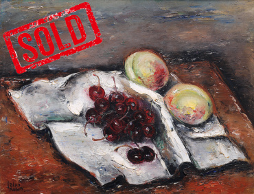 Reuven Rubin, Still Life with Cherries and Peaches, kings