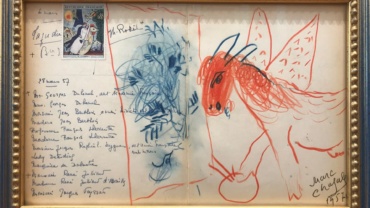 Marc Chagall - Winged horse - - Kings Gallery -Jerusalem - International art - Fine Art.