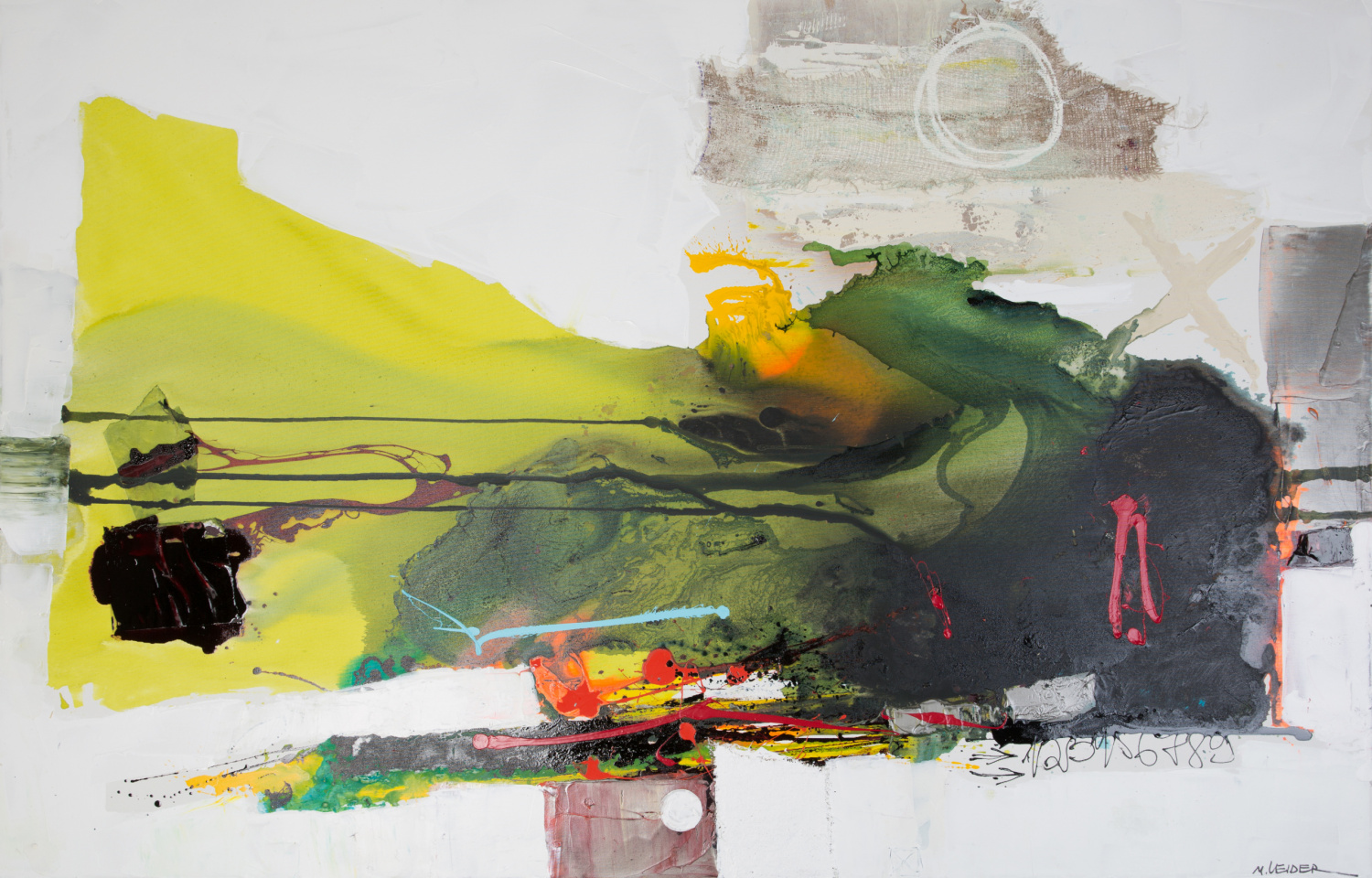 Moshe Leider - Abstract - Kings Gallery - Jerusalem - Gallery in Jerusalem - Color - artist Israeli.