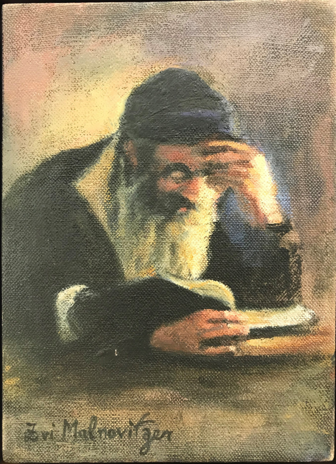 Zvi Malnivitzer - Rabbi - Israeli artist - Israeli art - Kings Gallery - Jerusalem.